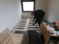 Building the sofa and our kitchen lamp